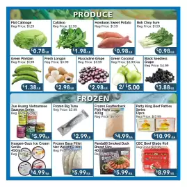 Blue Sky Supermarket flyer week 34 Page 3: Panda88 smoked duck breast slice €5,99, Frozen Big Tuna €2,99