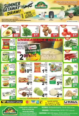 Sabzi Mandi Supermarket flyer (valid until 26-08)