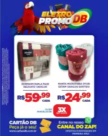 Catálogo DB Supermercados Página 15: Edredom dupla face delicato €59,99, Manta microfibra dyuri €24,99