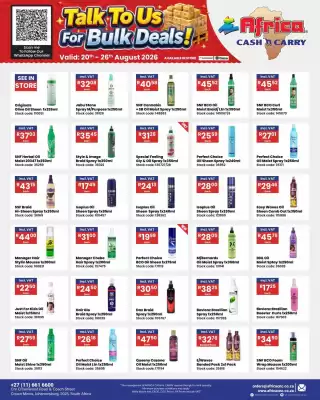 Africa Cash and Carry (valid until 26-08)