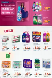 Catálogo Extrabom Supermercados Página 5: Sabão em Pó Astra Sachê €6,99, Sabão em Pó Urca Concentrado €14,99
