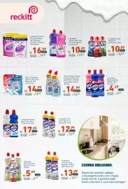 Catálogo Extrabom Supermercados Página 8: Alvejante Vanish Rosa ou White €16,99, Limpeza pesada veja cloro ativo €17,99