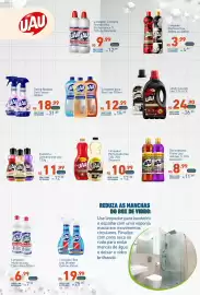 Catálogo Extrabom Supermercados Página 9: Sabão Líquido Uau €24,90, Limpador para Piso Uau €12,99