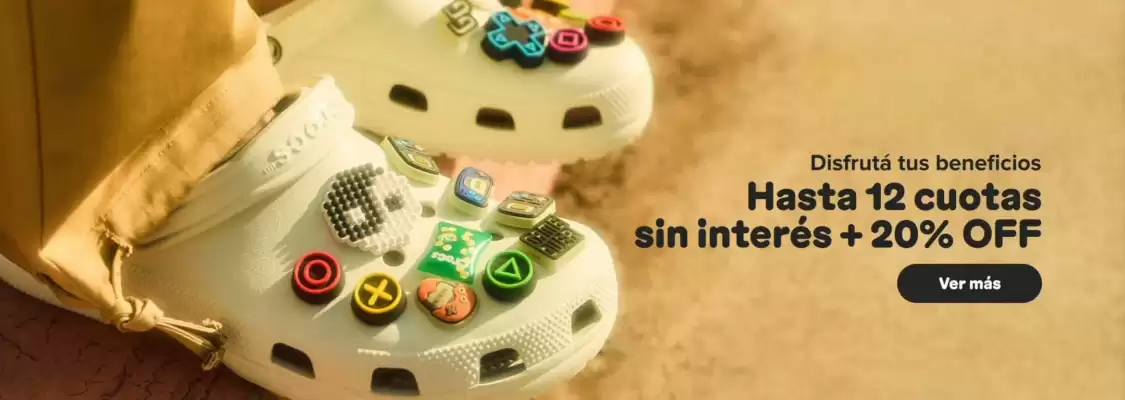Crocs (válido hasta 2-09)