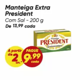 Tabloide Dia Página 18: President - manteiga extra €29,99