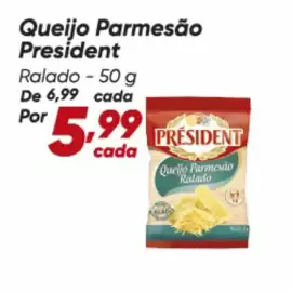 Tabloide Dia Página 22: President - queijo parmesão €5,99
