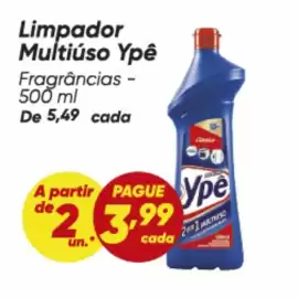 Tabloide Dia Página 38: Ypê - limpador multiúso €3,99