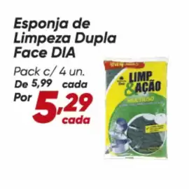 Tabloide Dia Página 42: Limp - esponja de limpeza dupla €5,29