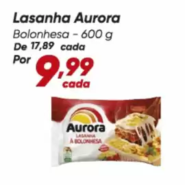 Tabloide Dia Página 61: Aurora - lasanha €9,99
