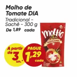 Tabloide Dia Página 71: Dia - molho de tomate €1,29
