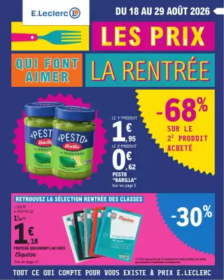 Catalogue E.Leclerc Drive (valable jusqu'au 29-08)