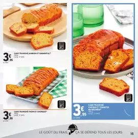 Catalogue E.Leclerc Drive page 15: LE CAKE €3,95, CAKE TRANCHÉ THON ET CHORIZO €3,95