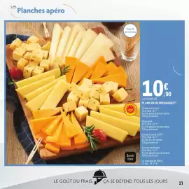 Catalogue E.Leclerc Drive page 21: LA PLANCHE PLANCHE DE FROMAGES €10,90