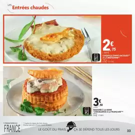 Catalogue E.Leclerc Drive page 33: COQUILLE SAINT-JACQUES €2,75, BOUCHÉE À LA REINE €3,50