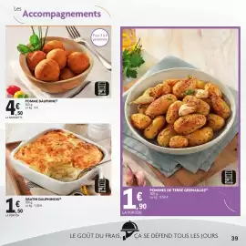 Catalogue E.Leclerc Drive page 39: GRATIN DAUPHINOIS €1,50, POMME DAUPHINE €4,50