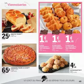Catalogue E.Leclerc Drive page 49: COURONNE TRESSÉE AU SUCRE €65,00, Brioche Tressée €25,00