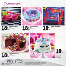 Catalogue E.Leclerc Drive page 54: Stitch Gâteau €18,50, GÂTEAU SUPERMAN €18,50