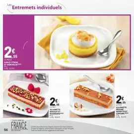 Catalogue E.Leclerc Drive page 56: LA PIÈCE SABLÉ CITRON ET MERINGUE €2,55, ALLUMETTE NOUGAT ET FRAMBOISE €2,55