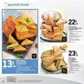 Catalogue E.Leclerc Drive page 8: PAIN SPÉCIAL AUX CÉRÉALES ET GRAINES €23,95, PAIN SURPRISE RUSTIQUE CHARCUTIER €22,90
