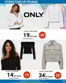 Catalogue E.Leclerc Sport page 11: Only - veste femme €19,90, Tè €10,00