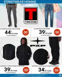 Catalogue E.Leclerc Sport page 13: Timezone jeans homme €39,95, Cargo - timezone jeans homme €44,95
