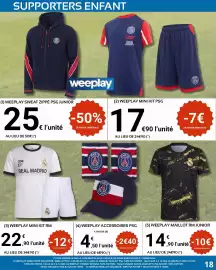 Catalogue E.Leclerc Sport page 18: U - weeplay mini kit ps €17,90, Germain - weeplay accessoires psg €4,50