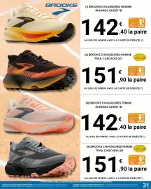 Catalogue E.Leclerc Sport page 31: Grace - brooks chaussures femme running ghost 18 €142,40