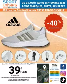 Catalogue E.Leclerc Sport page 33: Adidas - chaussures femme walking x-plerpathi €39,00