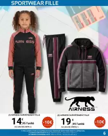 Catalogue E.Leclerc Sport page 6: Airness - arises survétment fille €14,95