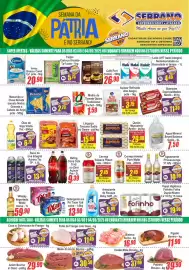 Catálogo Serrano Supermercado Página 1: Refrig. Coca Cola Trad. ou Zero Açúcar €9,39, Cerveja Itaipava Pilsen €2,45