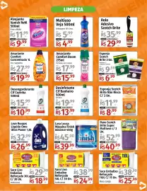 Catálogo Supermercado Dalben Página 12: Pano scotch brite super multiuso €40,99, Lava Louça Máquina Finish Advance €39,99