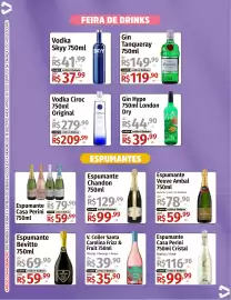 Catálogo Supermercado Dalben Página 3: Vodka Skyy €37,99, Espumante chandon €99,99