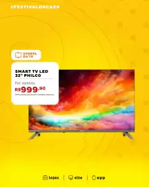 Encarte Casa e Vídeo Página 5: Smart tv led 32" philco €999,90