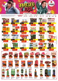 Encarte Royal Supermercados Página 1: Massa santa amália €3,99, Leite longa vida barra mansa 1l €5,49