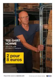 Catalogue Zeeman page 11: TEE-SHIRT HOMME €8,00