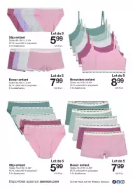 Catalogue Zeeman page 13: Boxer enfant €7,99, Slip enfant €5,99