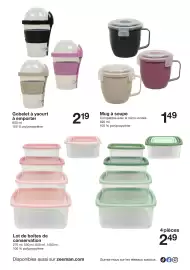 Catalogue Zeeman page 29: Le Gobelet à yaourt €2,19, Mug à soupe €1,49