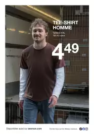 Catalogue Zeeman page 9: TEE-SHIRT HOMME €4,49