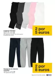 Catálogo Zeeman Página 3: Leggings infantiles €5,00, Pantalones de chándal infantiles €8,00