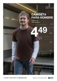 Catálogo Zeeman Página 9: Camiseta para hombre €4,49
