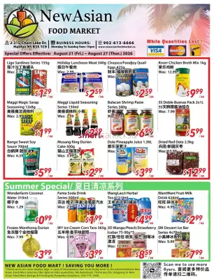 New Asian Food Market (valid until 27-08)