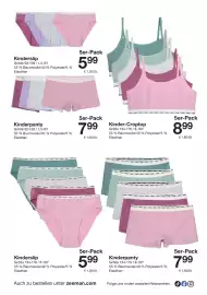 Zeeman Prospekt Seite 13: Kinderpanty €1,60, Kinderslip €5,99