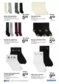 Zeeman Prospekt Seite 24: Damensocken €0,90, Herren-Arbeitssocken €1,10