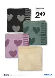 Zeeman Prospekt Seite 25: Geschirrtuch €2,49