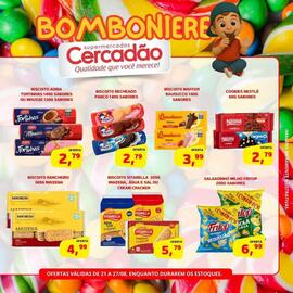 Folheto Cercadão semana 34 Página 2: Biscoito rancheiro maizena €4,99, Biscoito waffer bauducco sabores €3,99