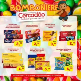 Folheto Cercadão semana 34 Página 2: Biscoito rancheiro maizena €4,99, Biscoito waffer bauducco sabores €3,99