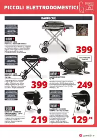 Volantino Comet Pagina 19: Weber barbecue a carbone original kettle e-5710 €219,00, Weber barbecue elettrico Q1400 €249,00