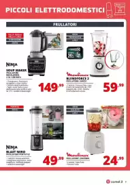 Volantino Comet Pagina 9: Ninja Blast Nero frullatore portatile €49,99, Moulinex frullatore lm410bf0 €24,99