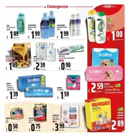 Volantino Coop Pagina 15: Infasil detergente intimo €2,39, Malizia sapone liquido argan e vaniglia €1,69
