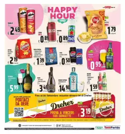 Volantino Coop Pagina 16: Valdo Rosé Brut Blanc de Blancs €3,49, Bombay Sapphire London Dry Gin €14,90